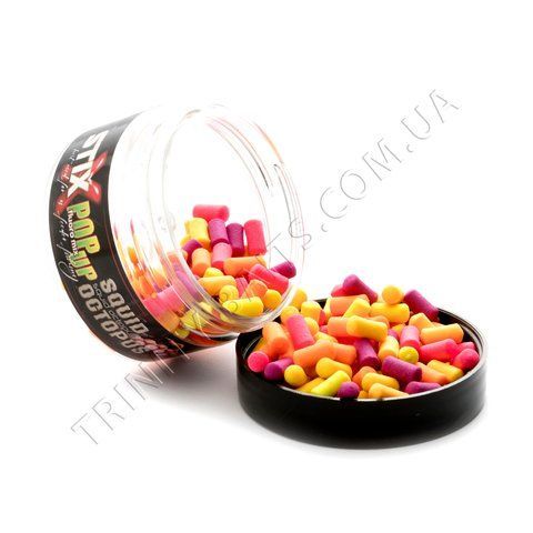 POP UPS SQUID OCTOPUS STIX fluoro mix 4х10мм 928 фото